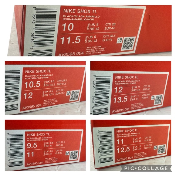 Nike Shox TL Sunrise Orange Yellow Gradient Shoes AV3595-004 Men’s Size 9.5-12 main image 11